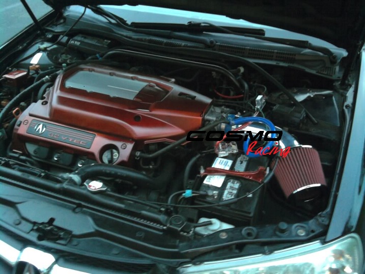 Black Blue For 1991-1995 Acura Legend 3.2L V6 Base L LS Air Intake w/o TCS 